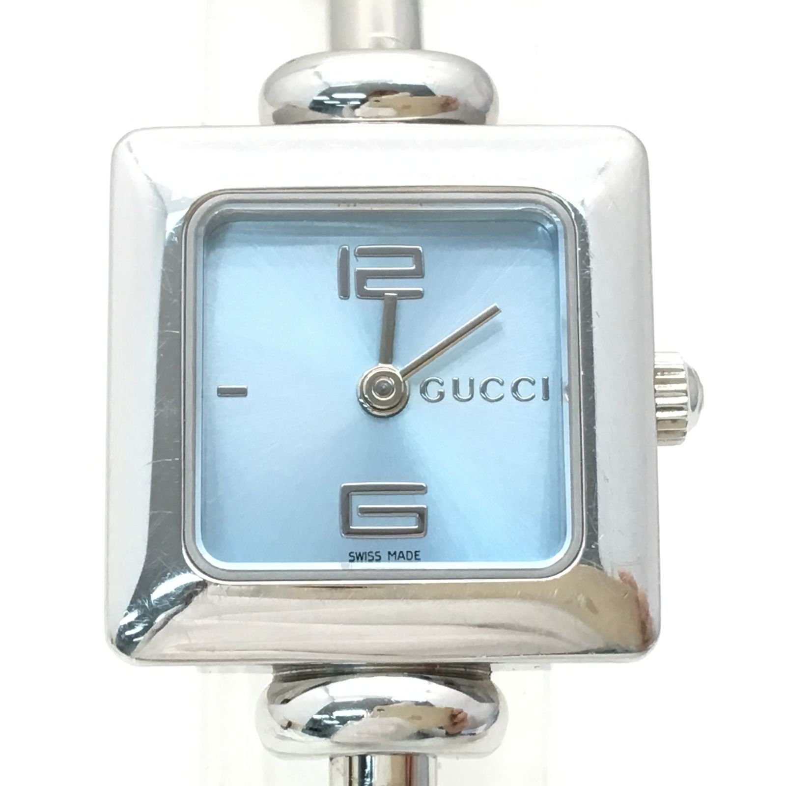 グッチ時計 1900L ブルー GUCCI 1900L ブルー文字盤 レディース 腕時計 稼働品 3-765 - メルカリ