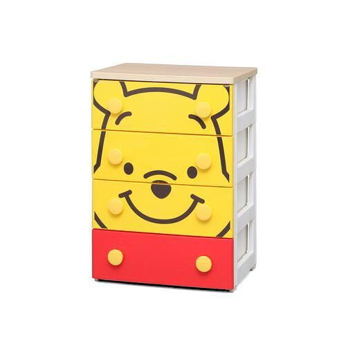 5営業日で発送 IRISOHYAMA アイリスオーヤマ キャラクターチェスト プー NHG-W554 1個