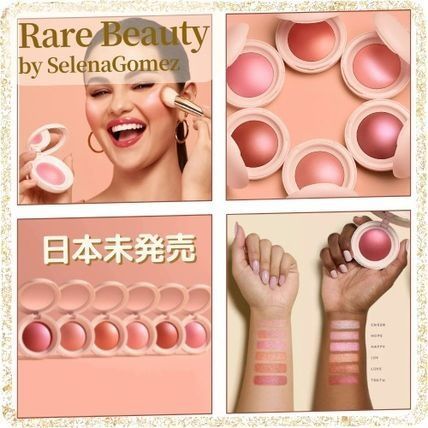 アイテム Rare Beauty│ チーク◎ルミナスパウダーブラッシュ メイクアップ チーク コスメ 1.CHEER 明るいウォームピンク HOPE ヌードモーヴ HAPPY クールピンク