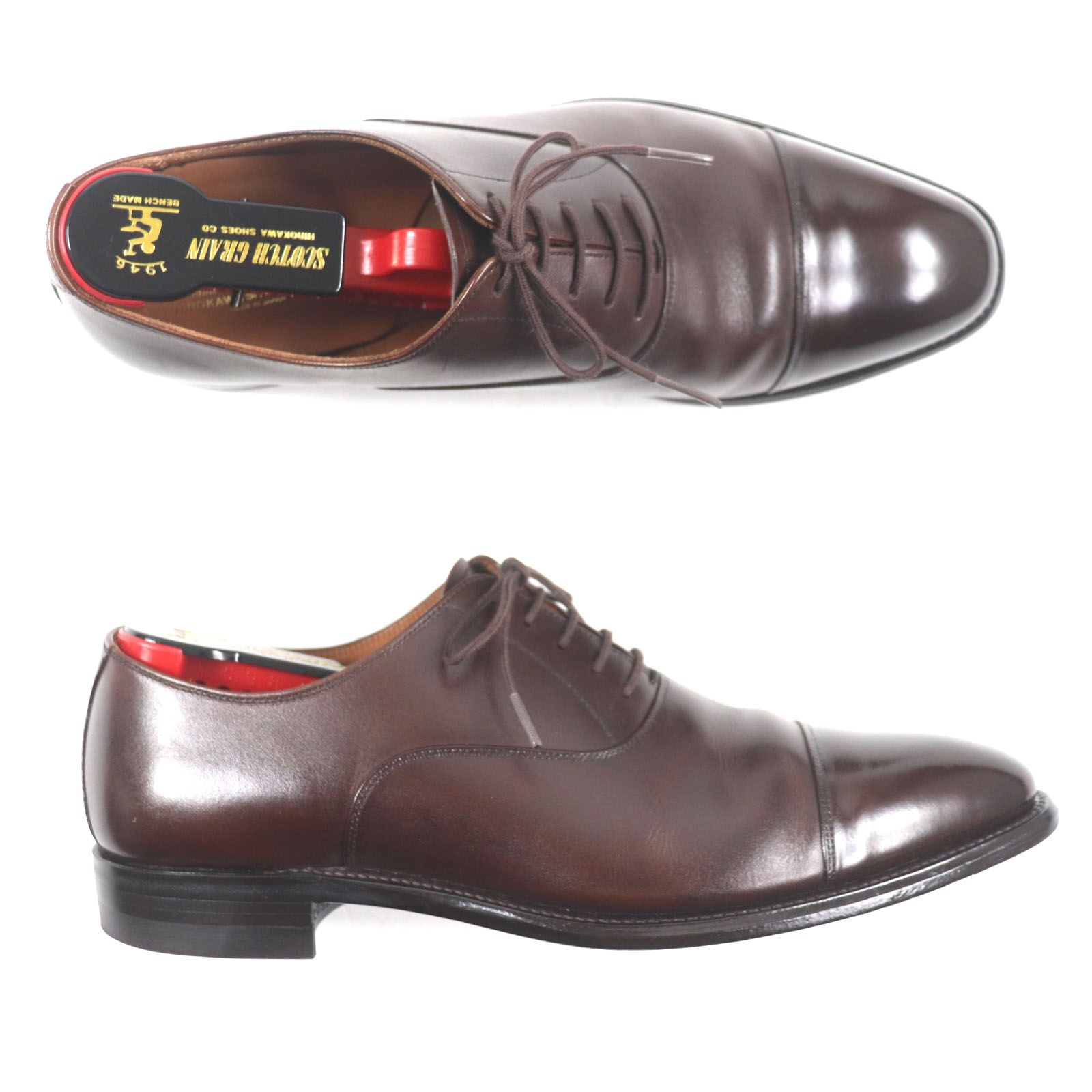 HIROKAWA「SCOTCH GRAIN 」革靴 25.5 ダークブラウン HIROKAWA「SCOTCH GRAIN 」革靴 25.5 ダークブラウン