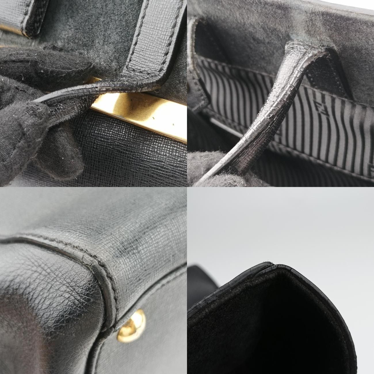 フェンディFendiトゥージュールブラックレザー8BH2508BH250-D7E 128-2516