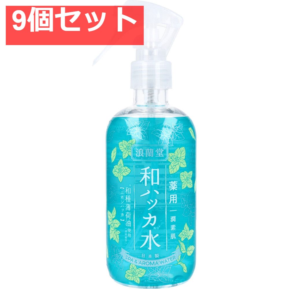 Jun Boku Medicated Japanese Mint Water Mist 250mL, Set of 9, Sold in Bulk