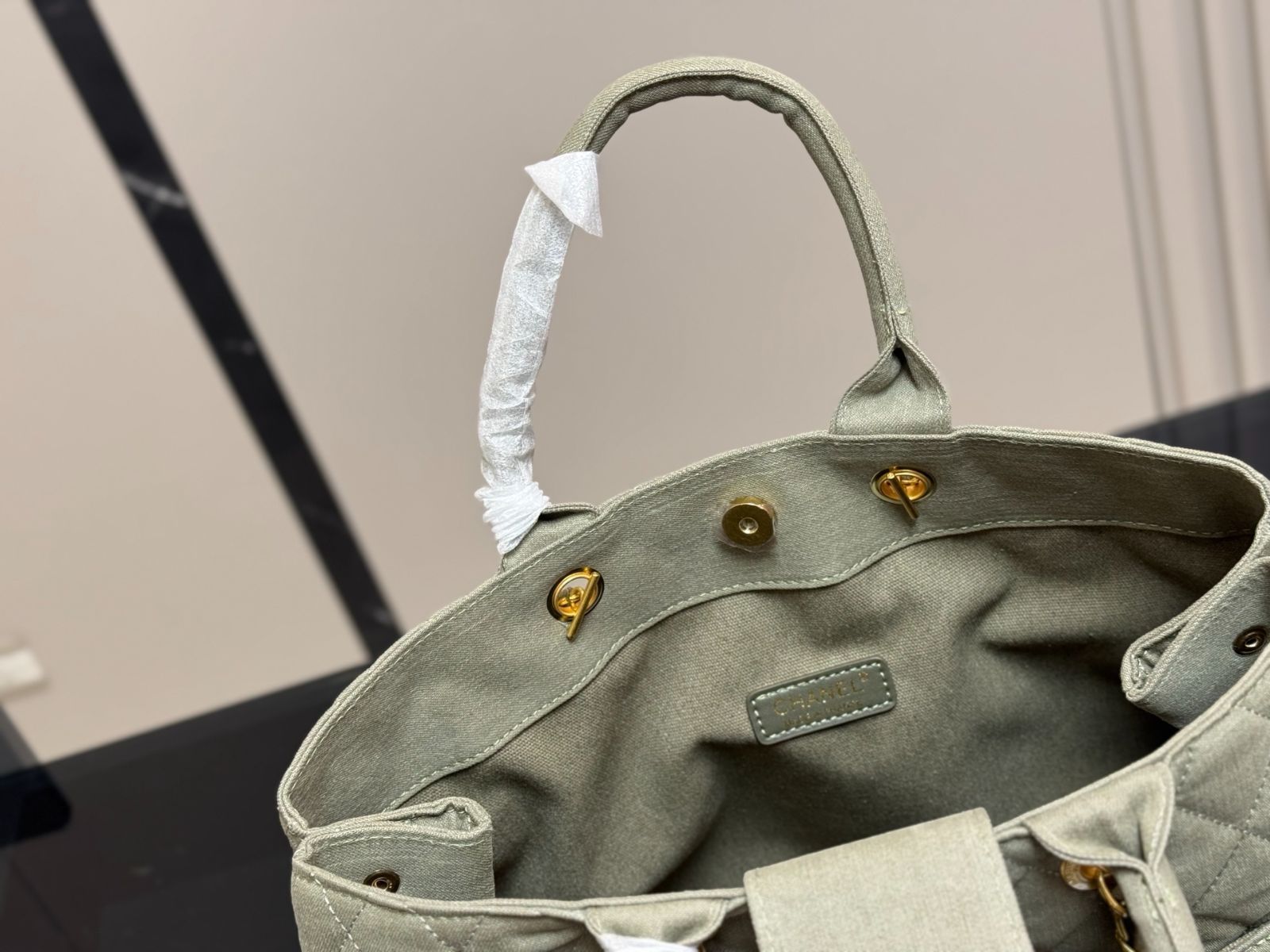 今日特価】Chanel デニムビーチバッグ（水洗ヴィンテージ仕上げ