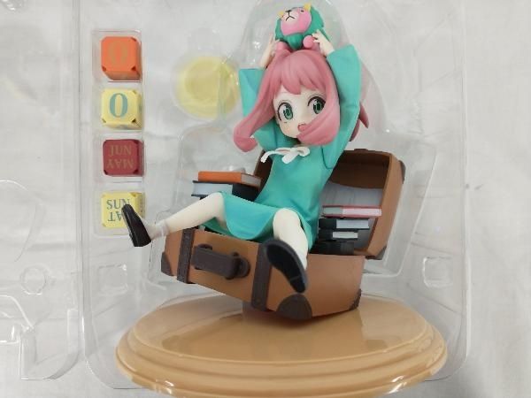 【美品】ブロック付きアーニャフォージャーアナザーカラー版【ラストワン賞】 ラストワン賞「ブロックカレンダー付フィギュア（アーニャ