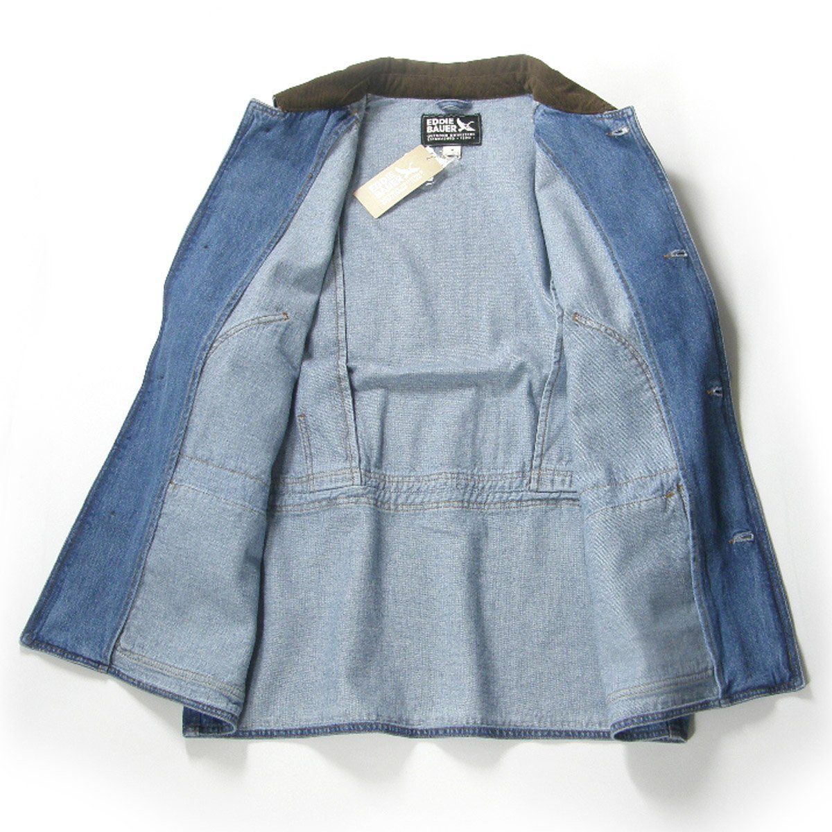 新品】 Eddie Bauer ／ エディーバウアー デニム バーンジャケット