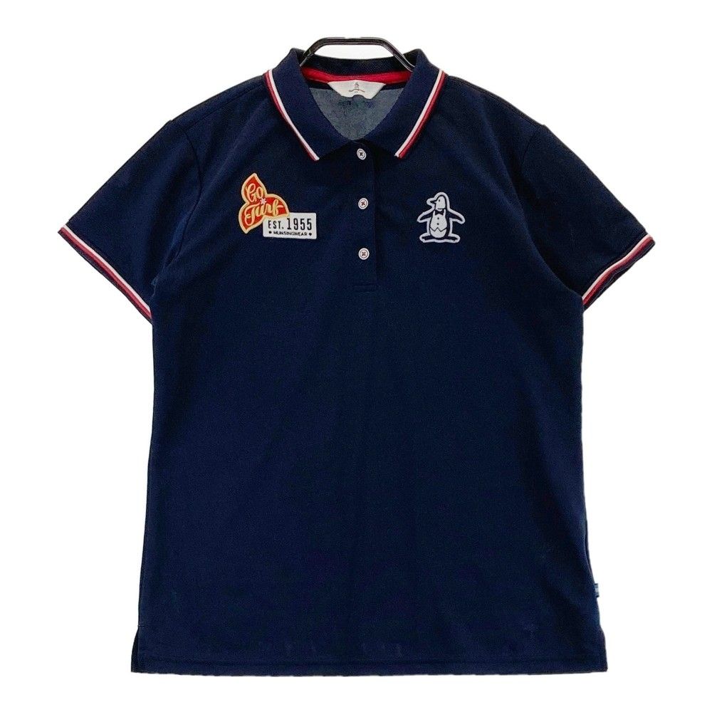 Munsingwear マンシングウェア 大きいサイズLL ネイビー ポロシャツ