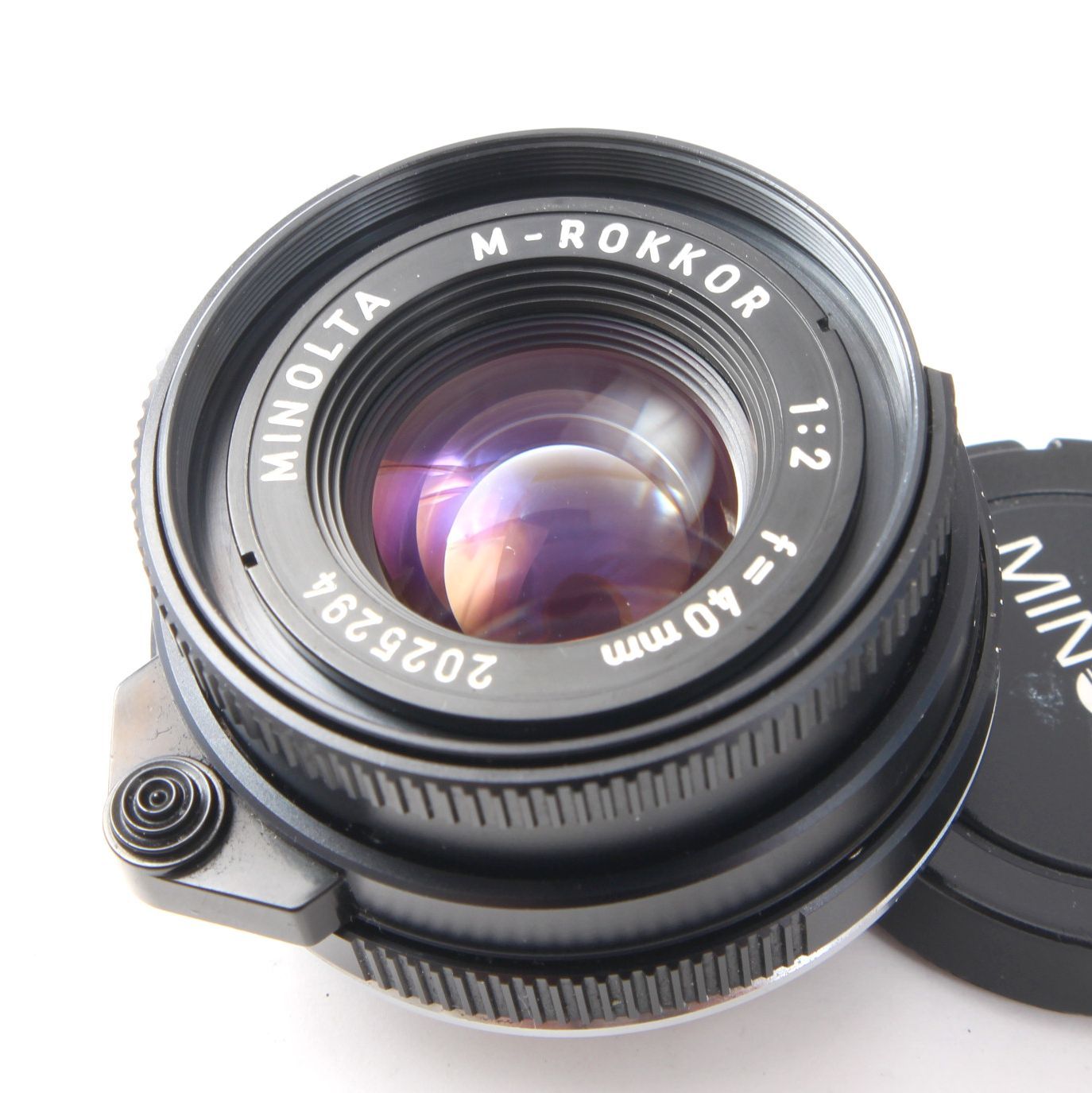 MINOLTA ミノルタ M-ROKKOR 40mm F2 Mマウント 傾斜カム - メルカリ