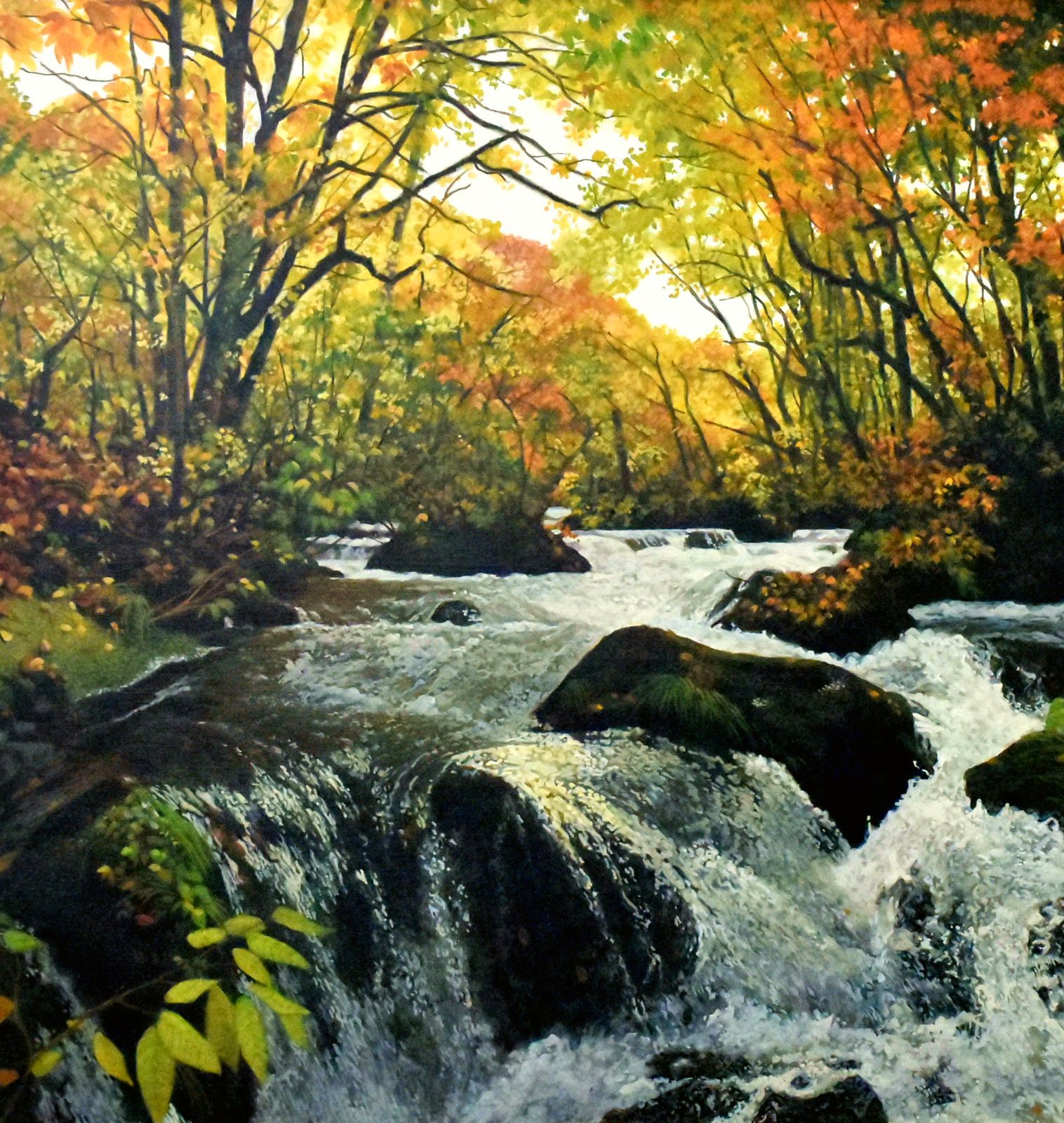 油彩 大作１５号