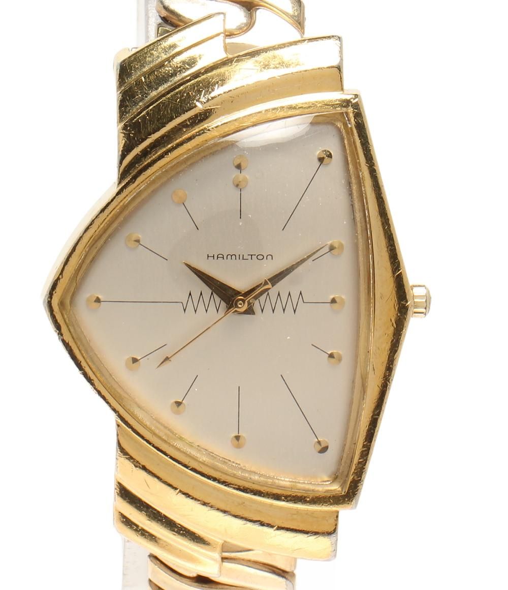 ベンチュラ ハミルトン 腕時計 クオーツ シルバー ユニセックス HAMILTON