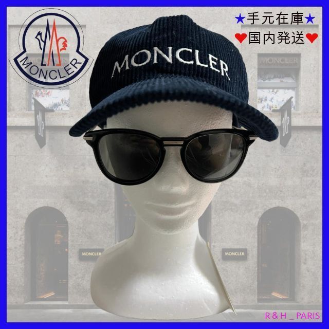 新品☆MONCLER BASEBALL キャップ コーデュロイ - R&H_PARIS - メルカリ