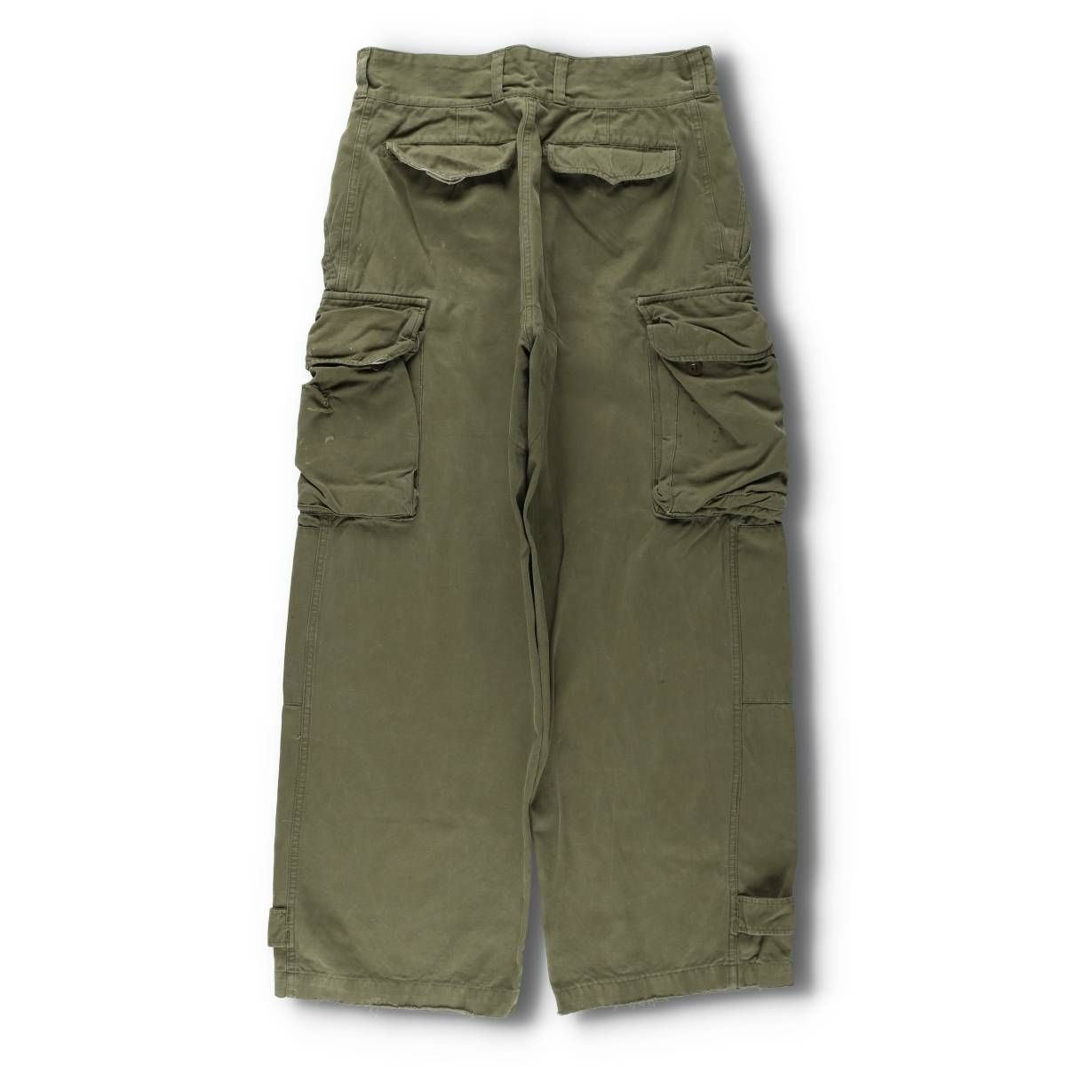 古着 50年代 フランス軍 M-47 ホップサック ミリタリー カーゴパンツ メンズw33相当 ヴィンテージ eva003766