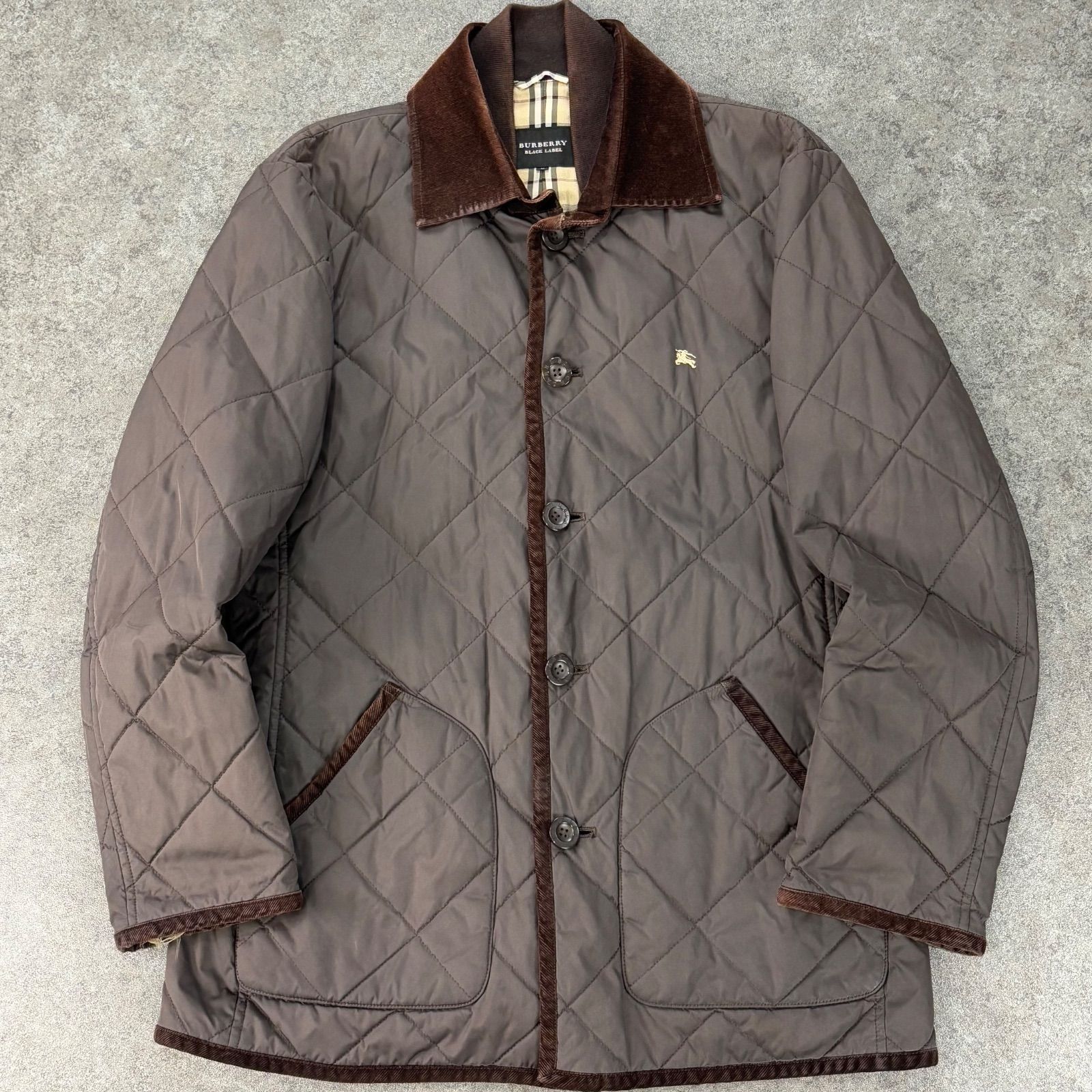 バーバリーブラックレーベル キルティングジャケット BURBERRY BLACK