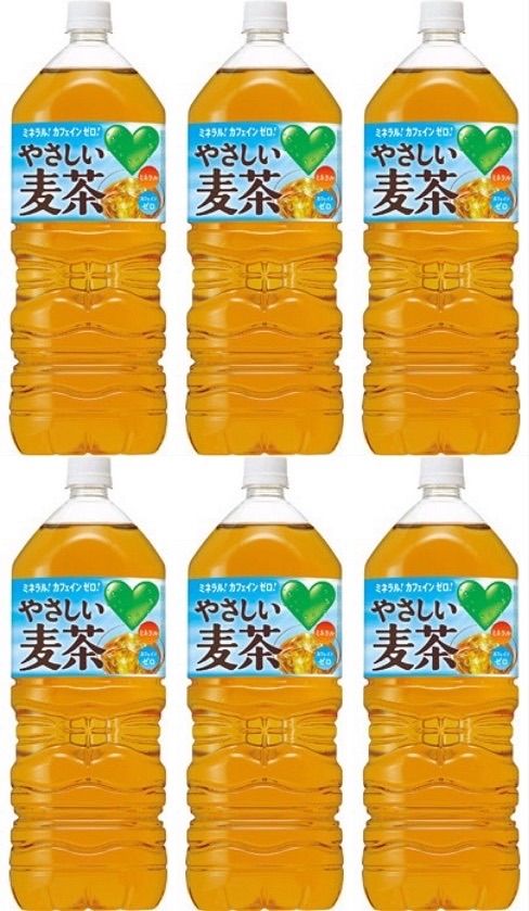 メルカリShops - 【6本】やさしい麦茶2L×6本お茶飲料ドリンク2リットルペットボトル1ケース