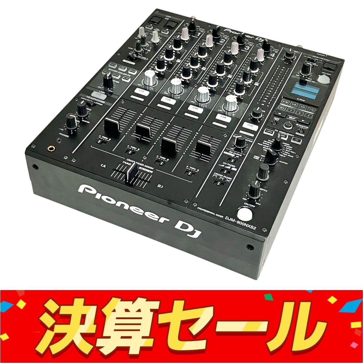 Pioneer DJ DJM-900NXS2 プロフェッショナル 4ch ミキサー DJ機器 2019年製 パイオニア 良好 T10075842