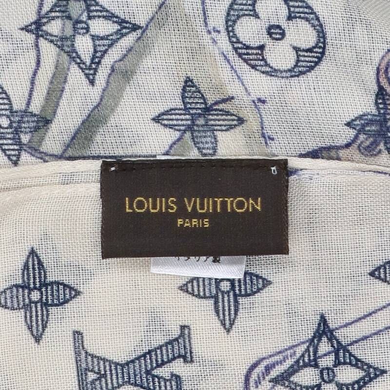 17SS限定 ルイヴィトン チャップマン サバンナアニマルモノグラム ストール