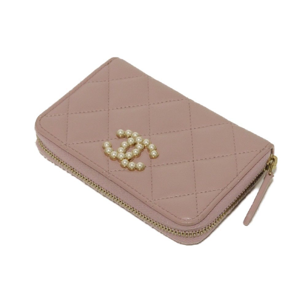 最安値 CHANEL シャネル マトラッセ COCOパール ジップコインパース CHANEL シャネル ココ パール ジップ コインパース ココマーク