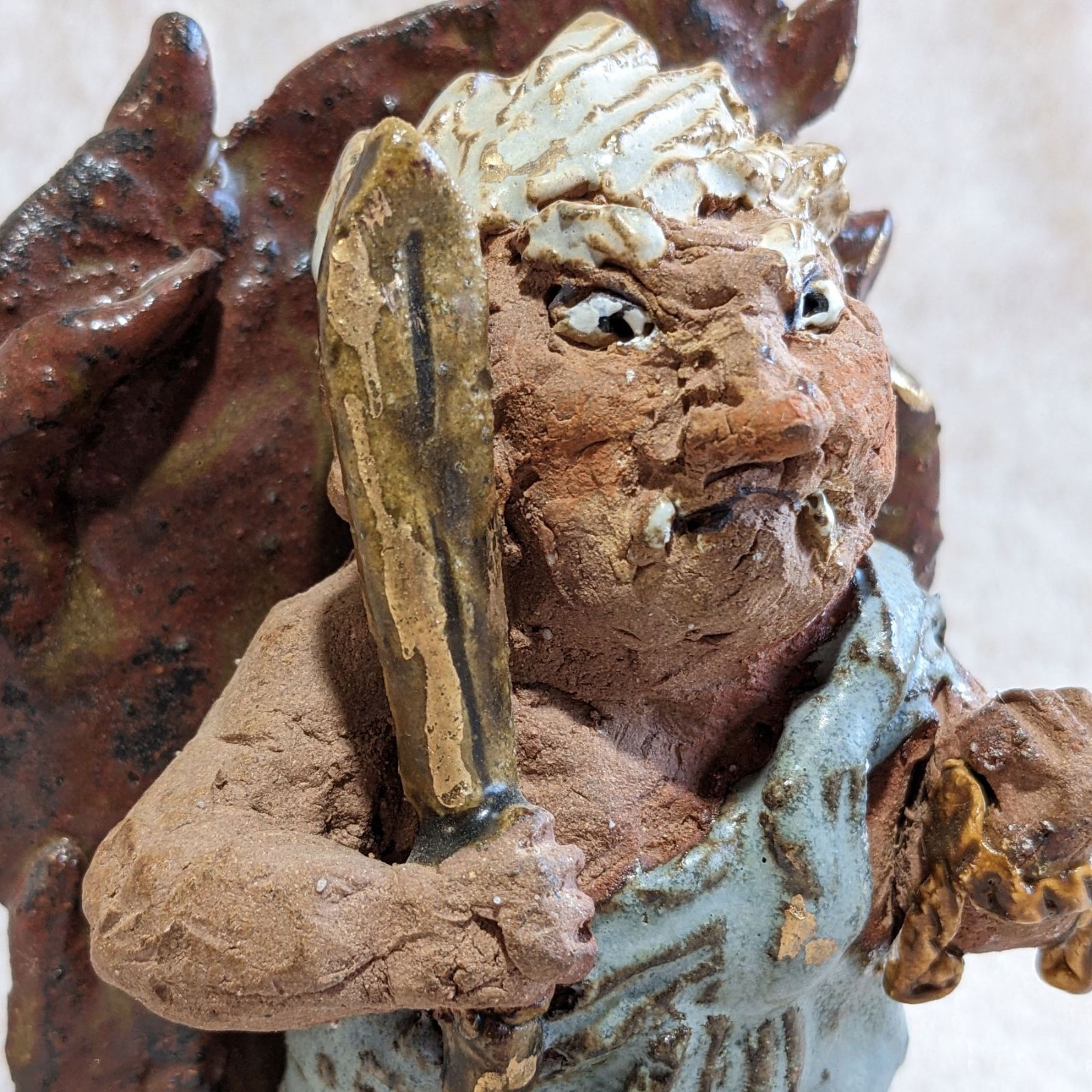 ささきようこさん作 陶人形 不動明王 その2 - メルカリ