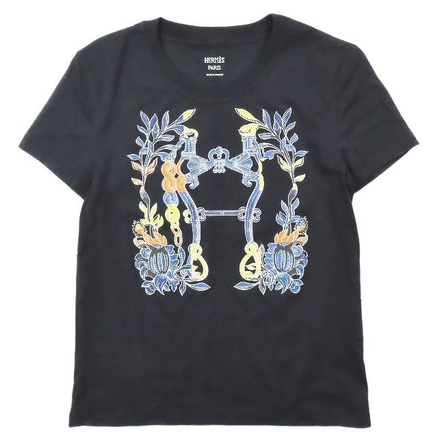 HERMES - HERMES エルメス カットソー カルトゥッシュ della cavalleria デッラ カヴァッレリア 24ss エルメス HERMES CARTOUCHE DELLA CAVALLERIA T-SHIRT