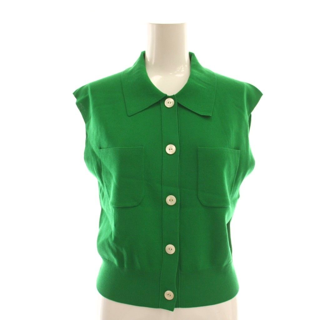 フレイアイディー FRAY I.D 25SS ポロカラーノースリニットジレ