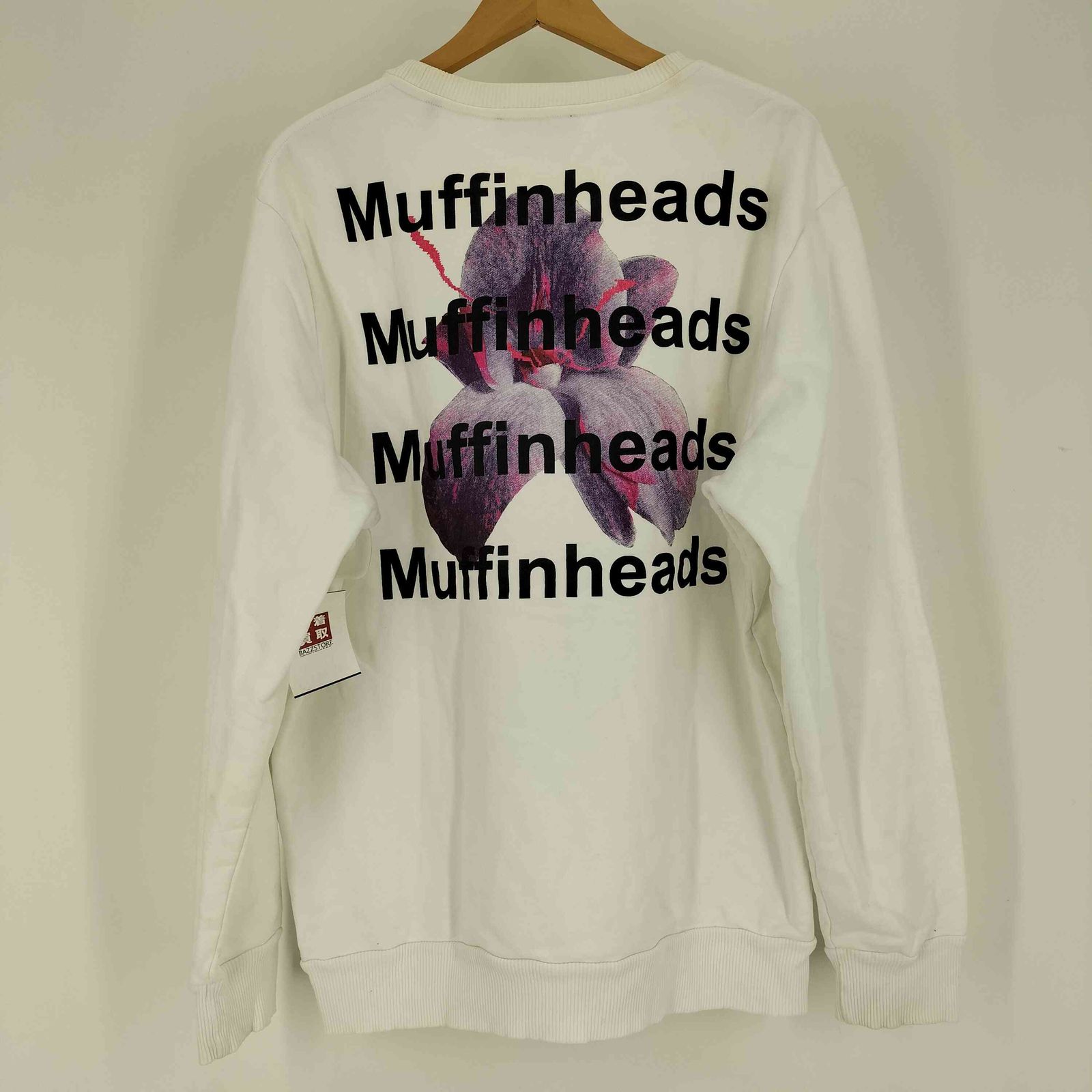 未使用 DIESEL MUFFINHEADS スウェット ディーゼル DIESEL KULTUR Muffinheads 両面 プリント クルーネック