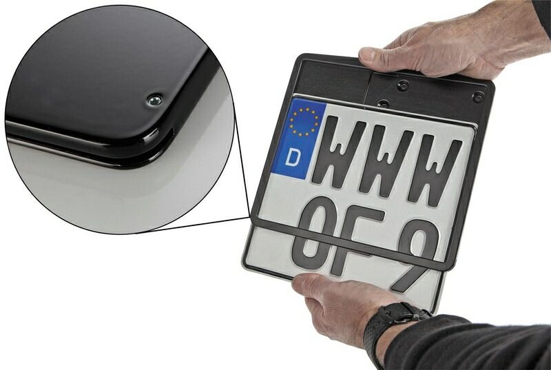 ライセンスプレートフレーム ポリッシュ