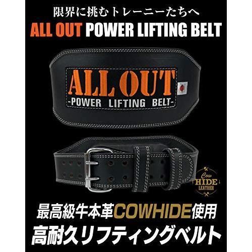 新品】ALL OUT リフティングベルト Mサイズ レギュラータイプ 筋トレ