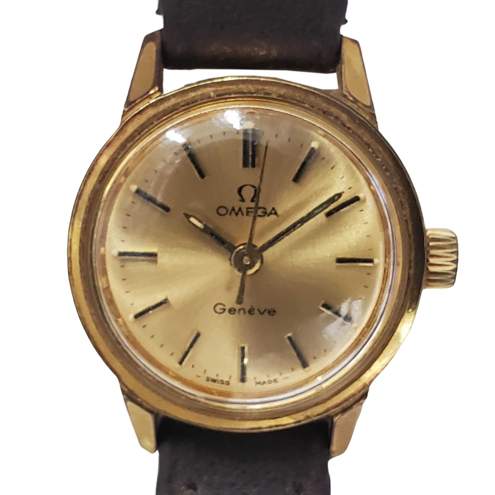 OMEGA Geneve 手巻き時計 ゴールド