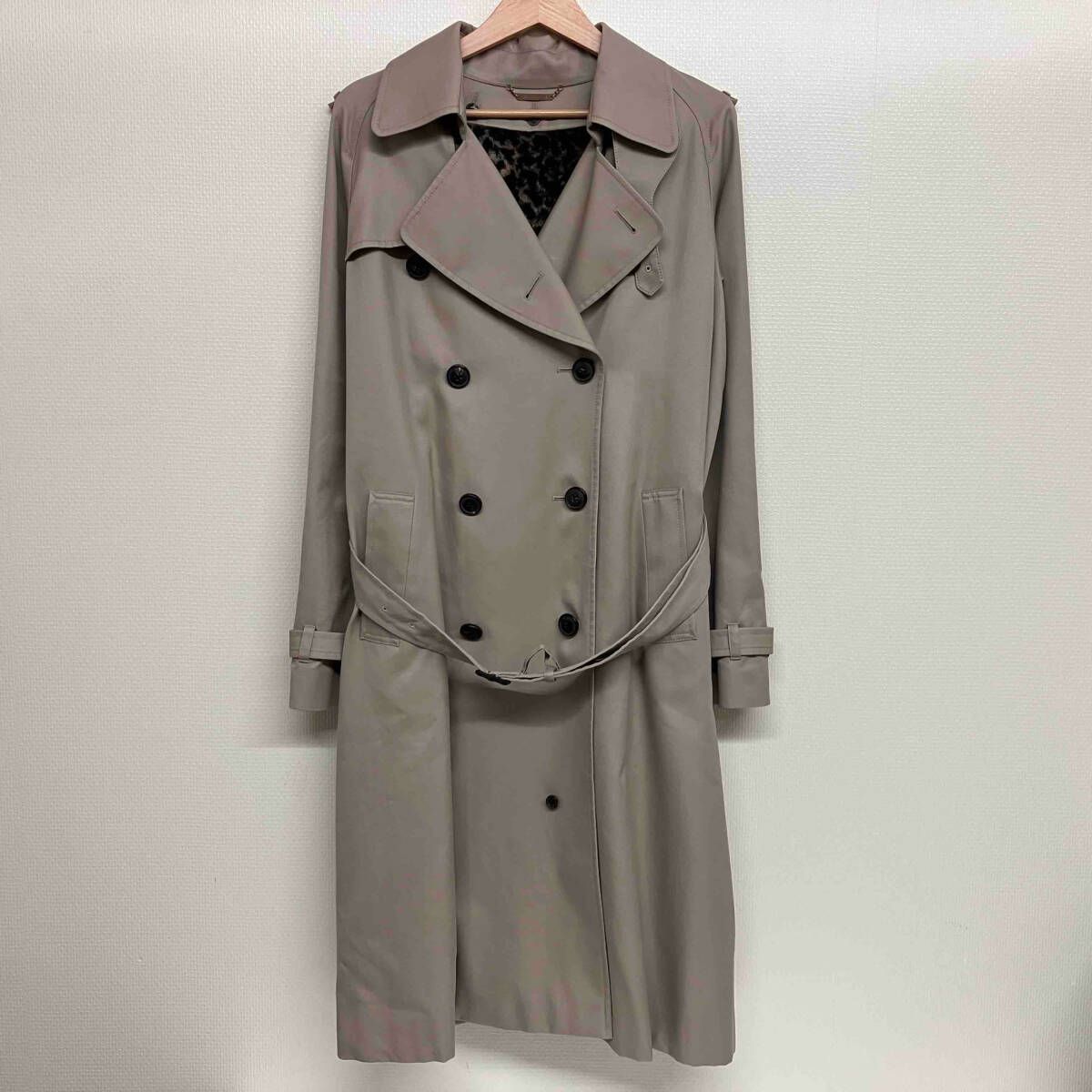 バーバリー 英国製 ￼トレンチコート ロング116 裏ノバチェック