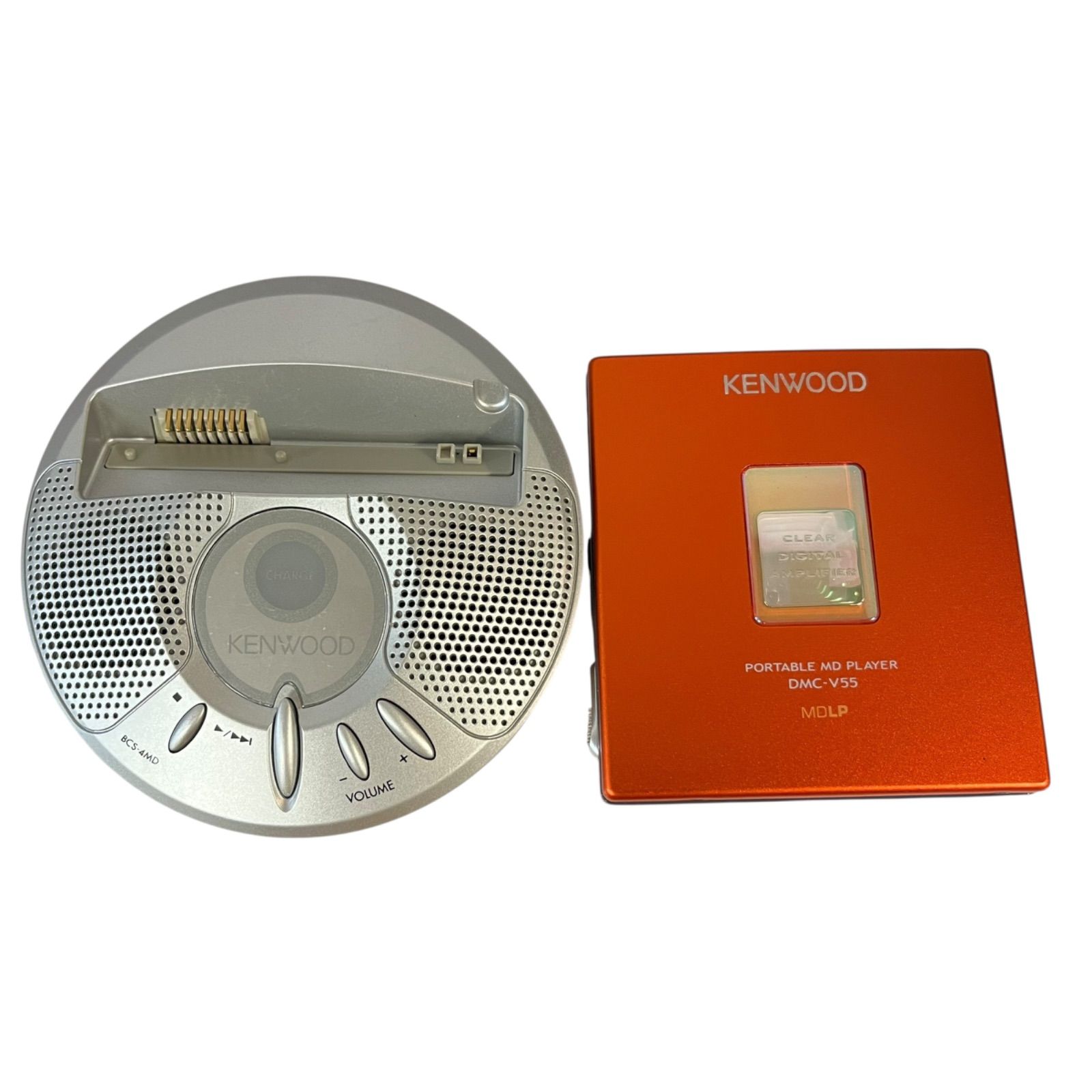 KENWOOD MDプレーヤー DMC-V55 セット Amazon.co.jp: KENWOOD DMC-V55-S ポータブルMDプレイヤー