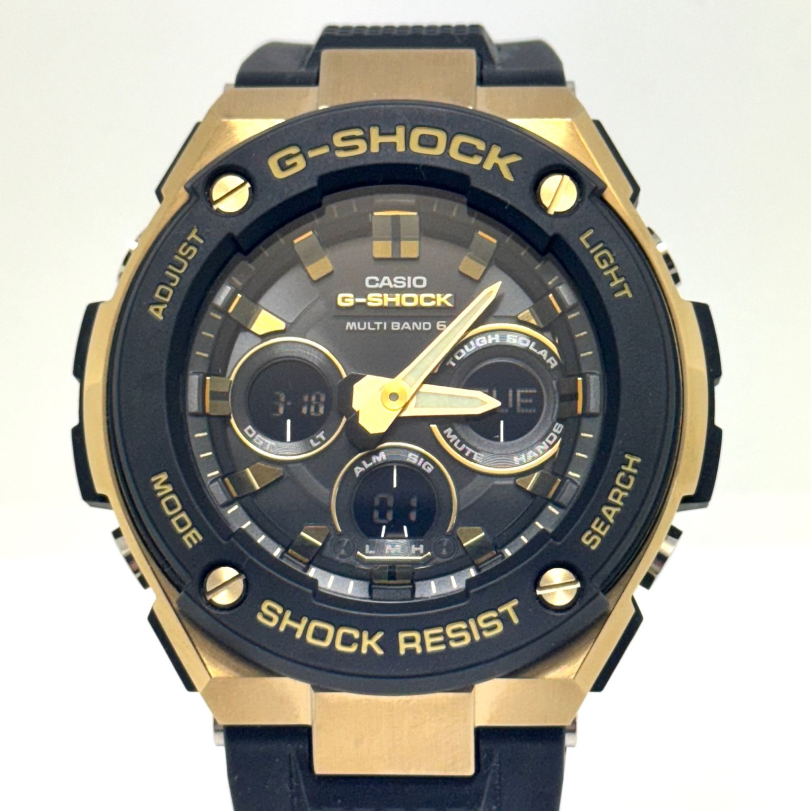 美品】カシオ CASIO ジーショック G-SHOCK ジースチール GST-W300G 