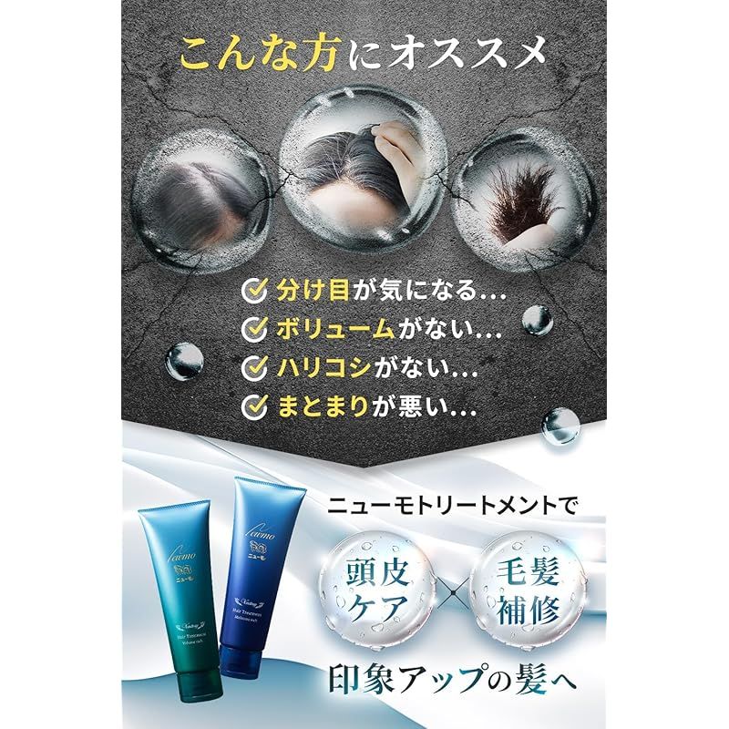  ニューモ ヘアー リッチ ボリューム トリートメント ファーマフーズ シリアルナンバー付 ボリュームリッチ2本 トリートメント ヘアケア