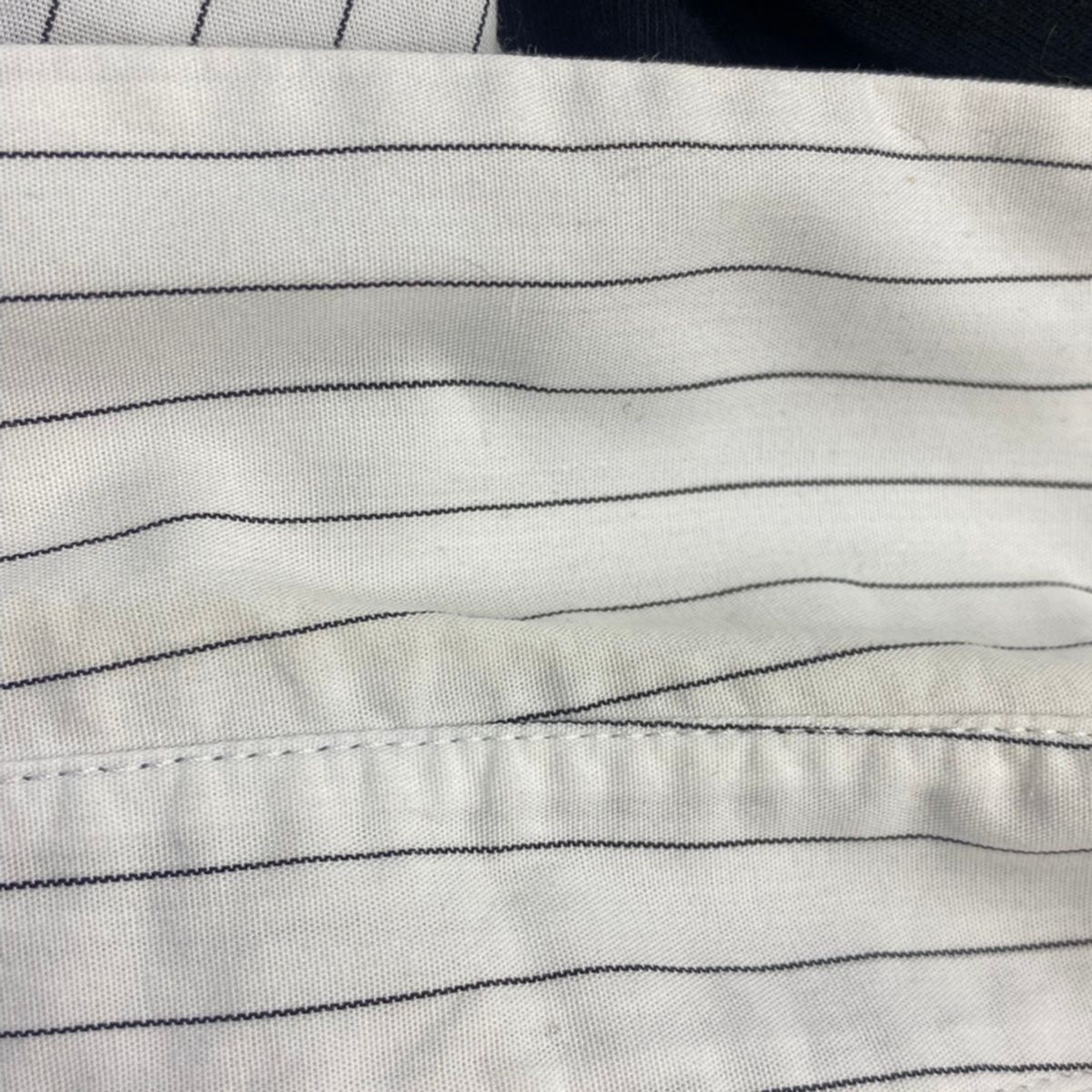 MM6 Maison Margiela  エムエムシックス メゾン マルジェラ 18SS ストライプジャージーショートスリーブシャツ S32CT0974 ブラック ホワイト 38 ITC3CXFLDCOY MM6 - MM6 Maison Margiela エムエムシックス メゾン マルジェラ