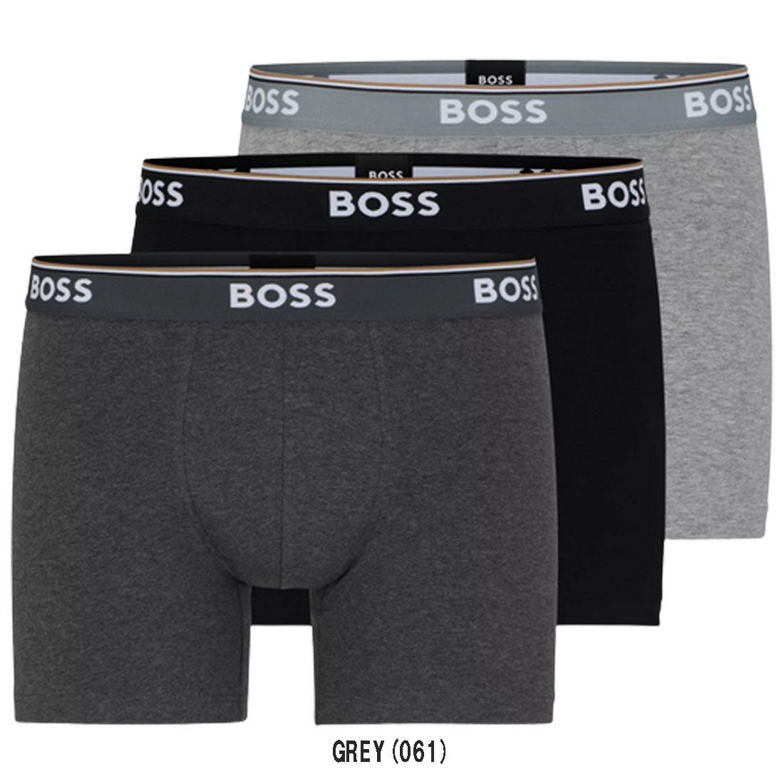 HUGO BOSS(ヒューゴボス)ボクサーパンツ ストレッチコットン 3枚セット