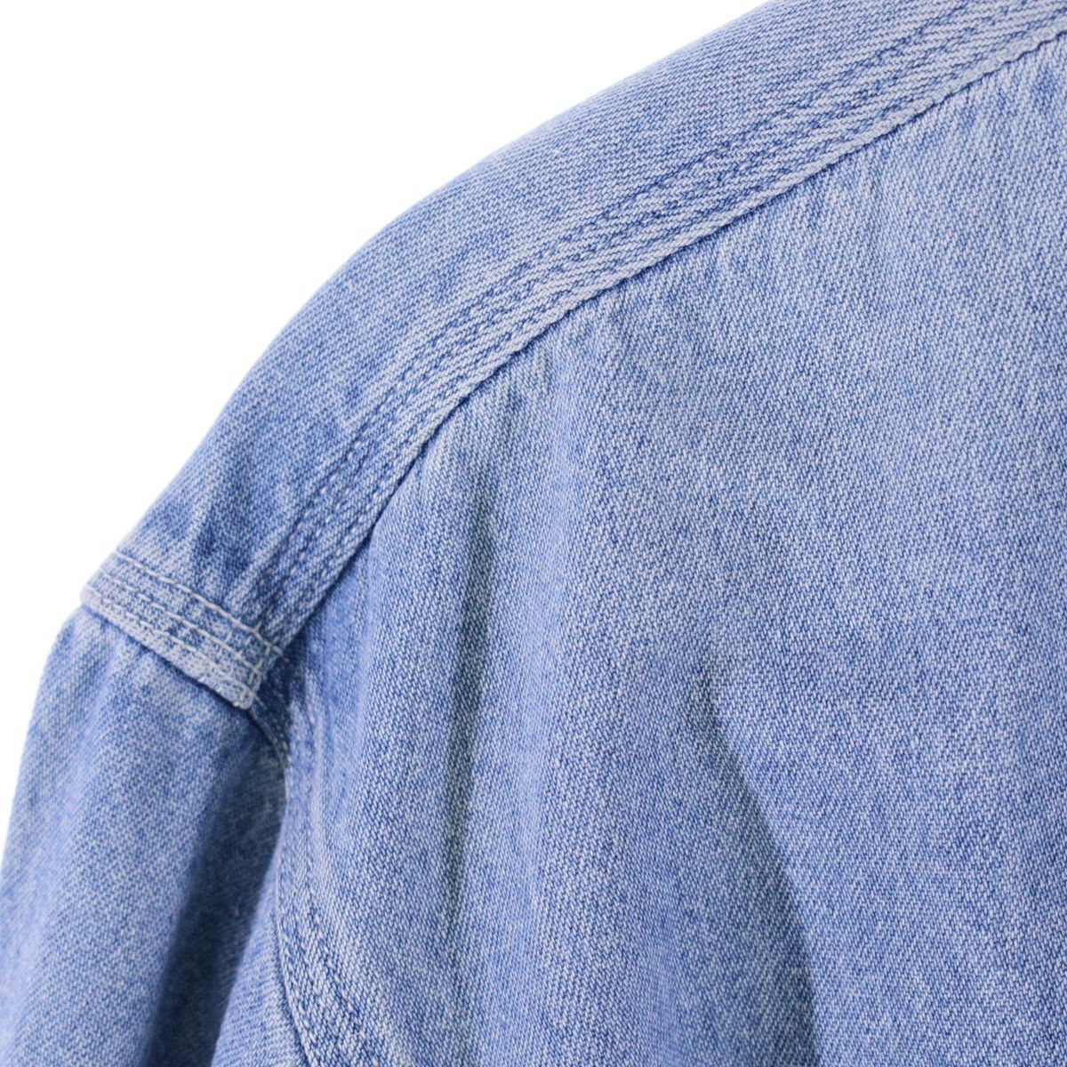 美品 90s ポロカントリー ラルフローレン 長袖デニムシャツ M 1362 90s POLO COUNTRY Denim BD L/S Shirt 紺 M ポロカントリー 長袖