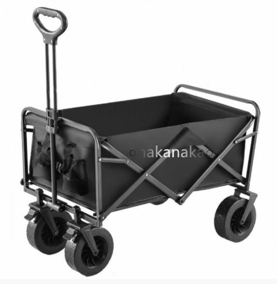キャンプワゴン アウトドア 耐荷重150kg ワゴン 大容量 折りたたみ キャリーカート キャンピングカート 頑丈 ワゴン車