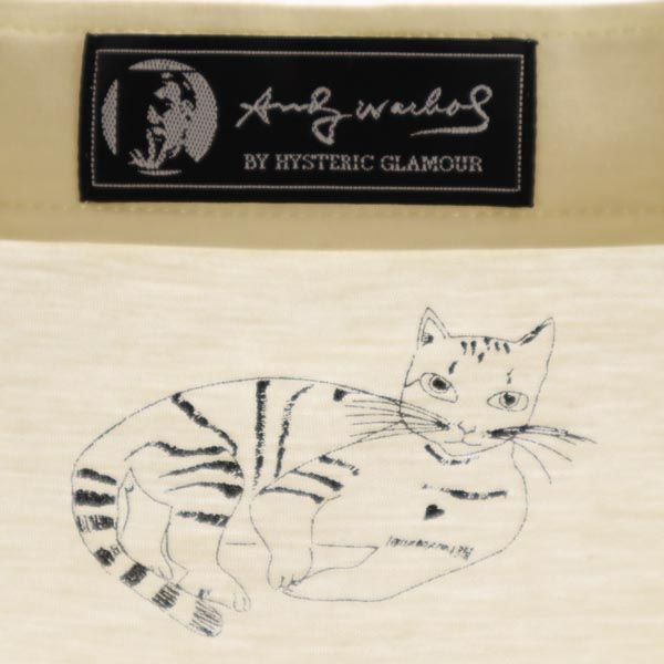 Andy Warhol by ヒステリックグラマー 半袖ひざ丈ワンピース 猫柄 未使用⭐︎HYSTERIC GLAMOUR 猫柄・膝丈ワンピース - メルカリ
