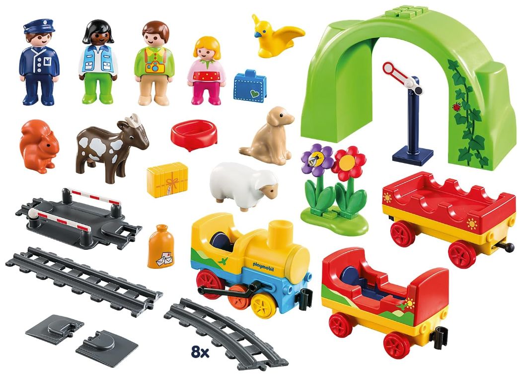 ✨新品✨プレイモービル プレモ1・2・3 私の列車セット 知育玩具