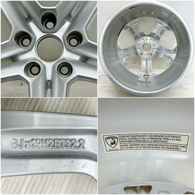 中古 19インチ アルミ ランボルギーニ アヴェンタドール 純正 1本単品