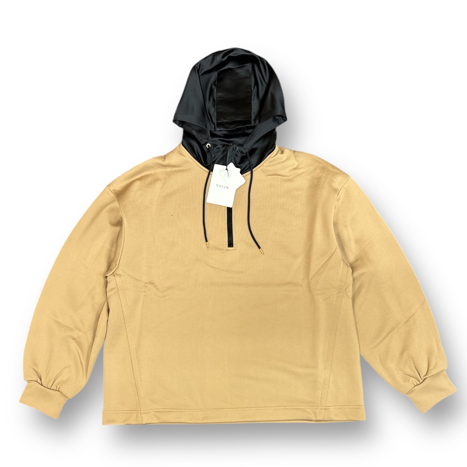 美品 クルニ 23AW ハーフZIP プルオーバー パーカー クレストブリッジ 23AW CULLNI クルニ ハーフジップ プルオーバー フーディー