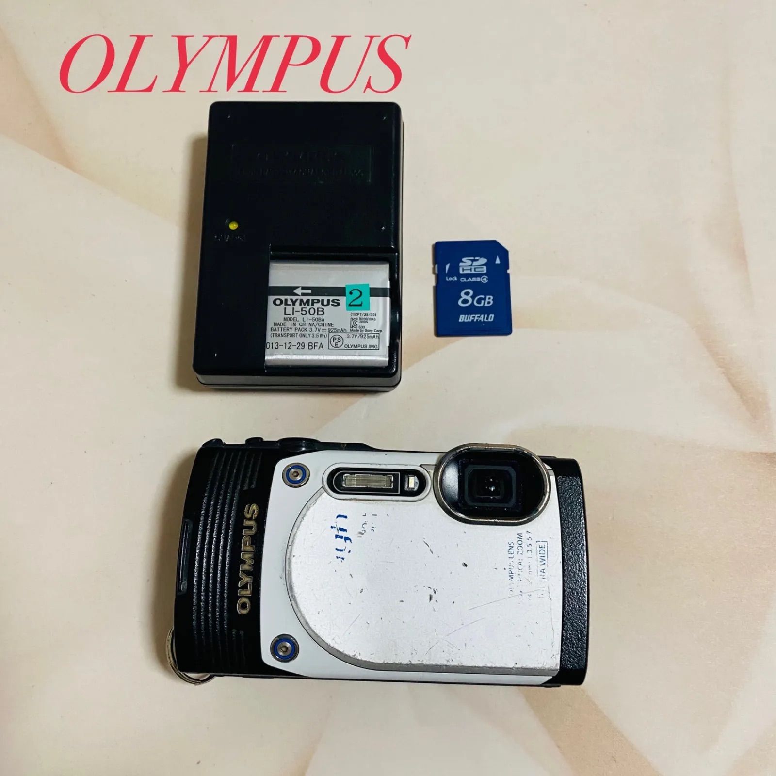防水】OLYMPUS オリンパス TG TG-850 TOUGH WHITE - メルカリ
