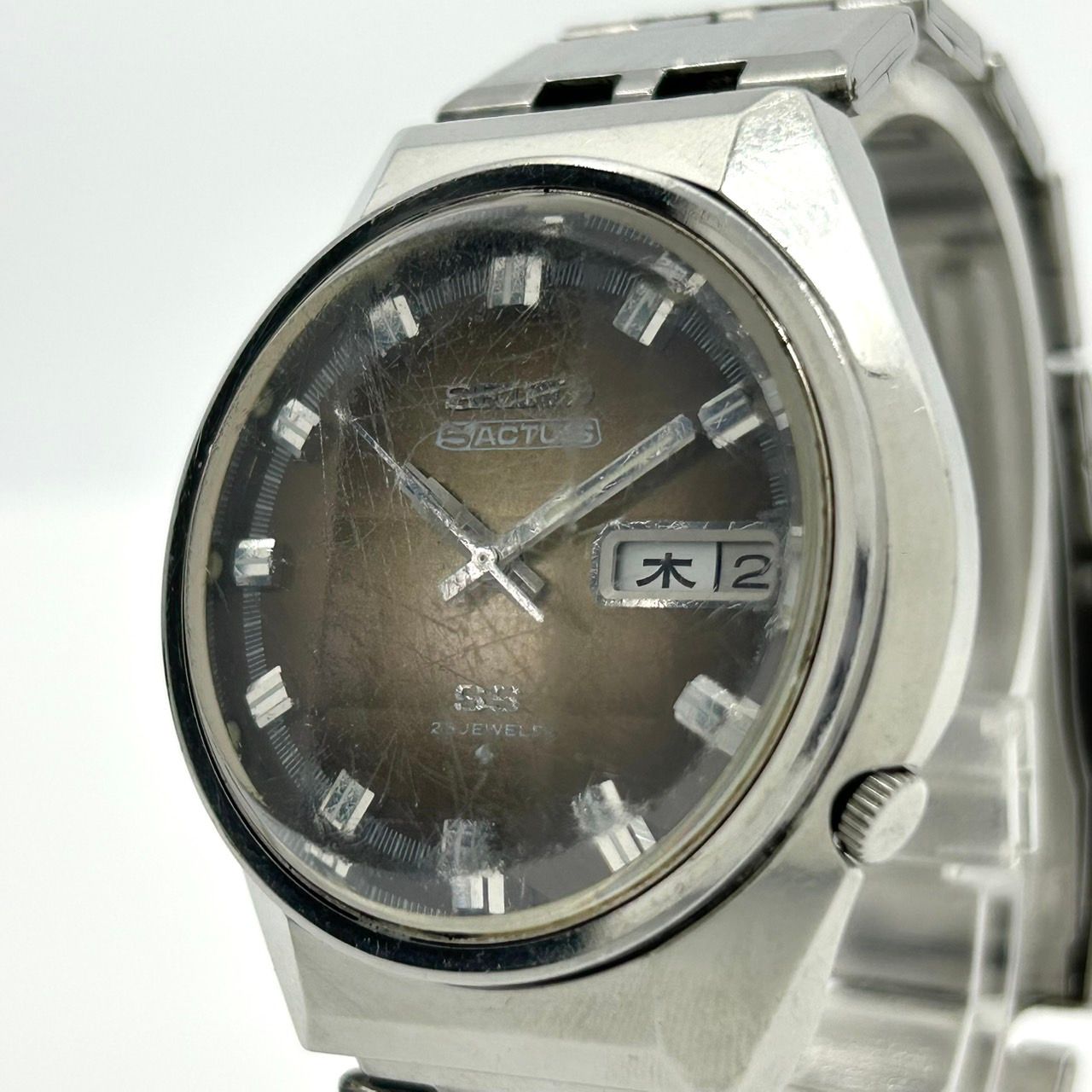 稼働品 デッドストック 廃盤 SEIKO 5ACTUS セイコー ファイブアクタス 