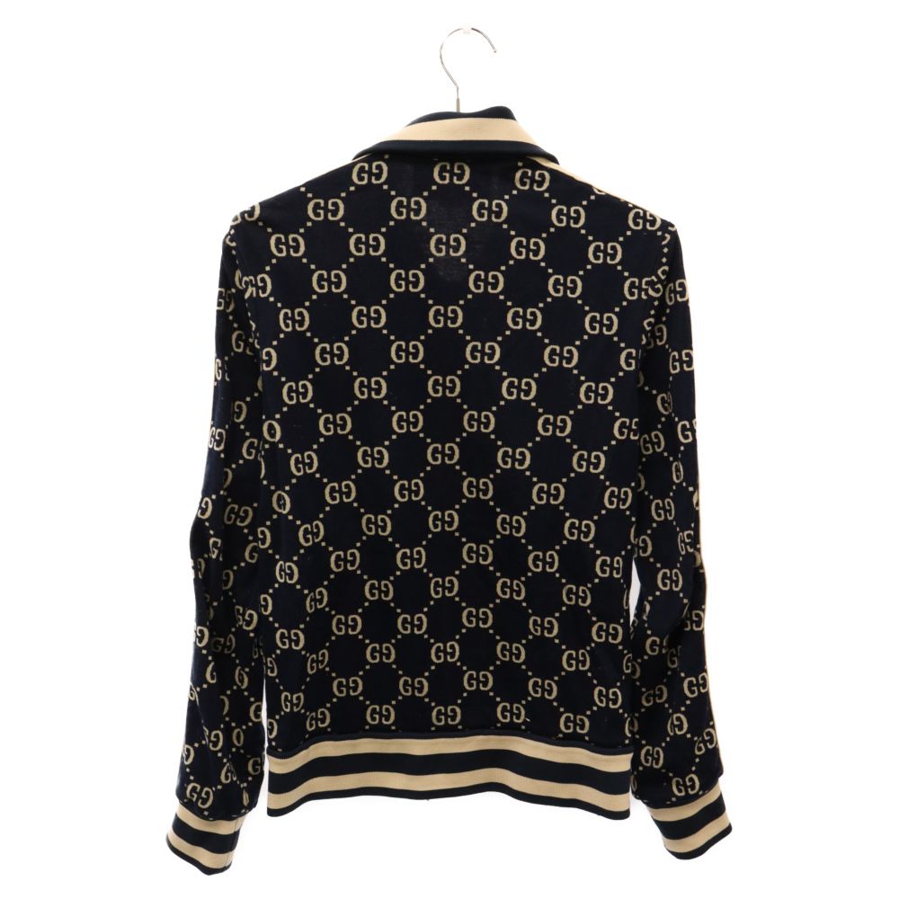 【最高級】GUCCIグッチGG柄ジャガードウールジップアップブルゾン　Lサイズ GUCCI - GUCCI グッチ 品番 717009 リバーシブル GG柄 ジップ