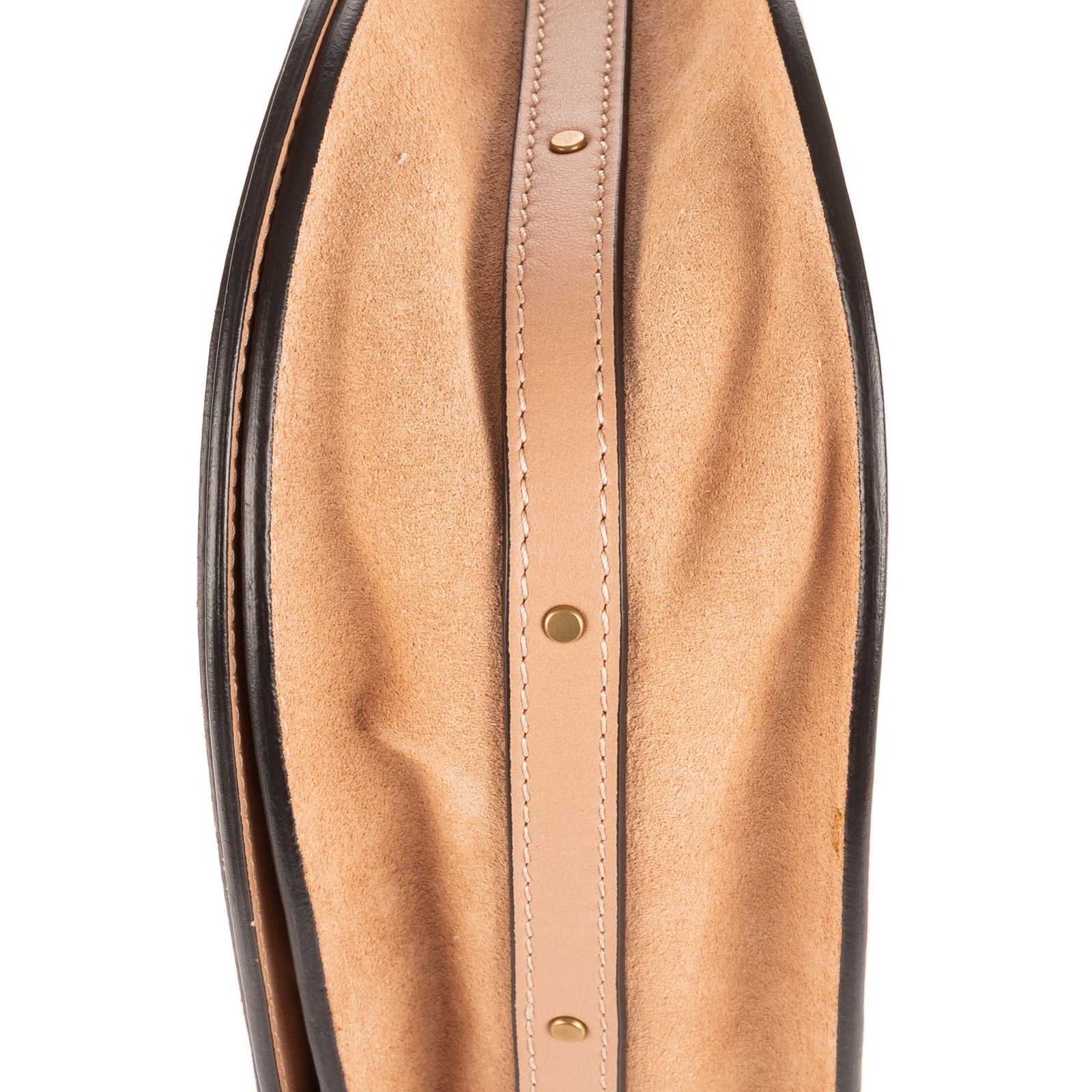 中古] CHLOE クロエナイル トップハンドルベージュカーフスキンレザーA 