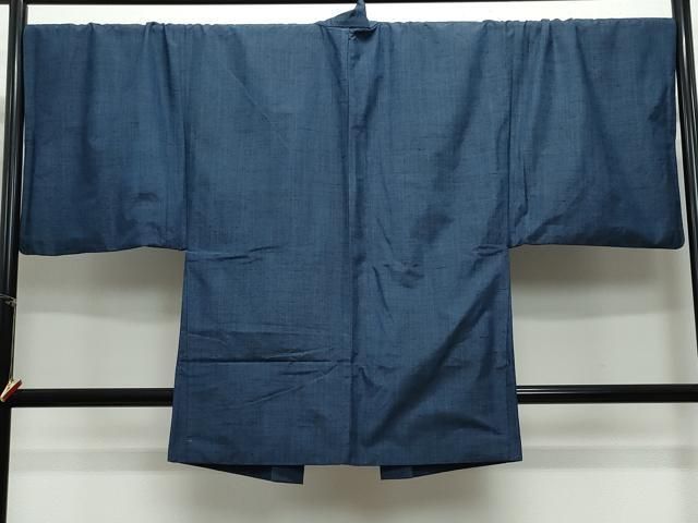 平和屋着物 男性 紬 アンサンブル 霞文 キングサイズ 正絹 vf