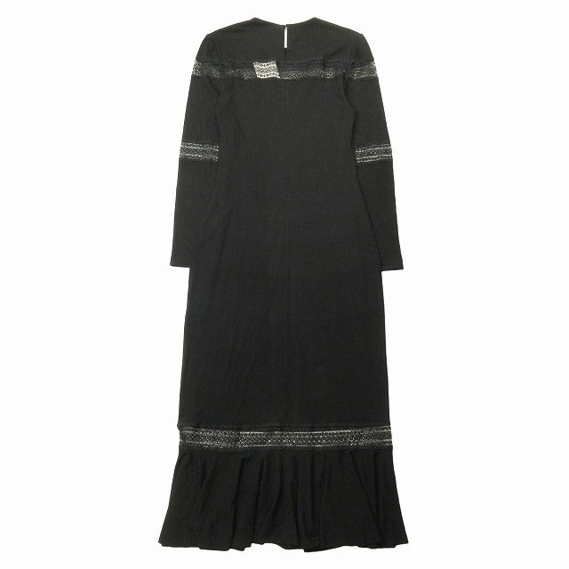 フーシャンツァン Huishan Zhang レース 切替 ワンピース 長袖 ロング 