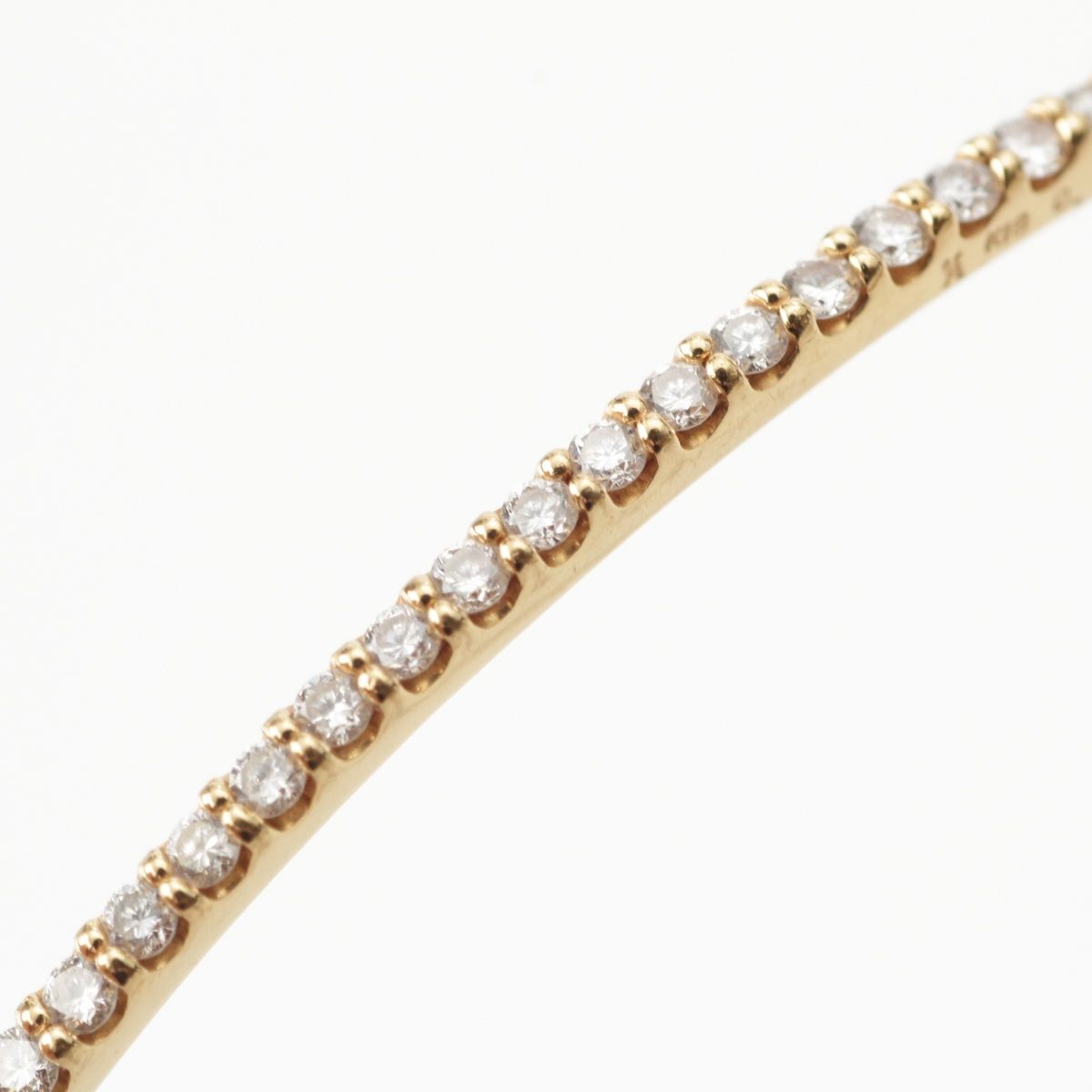 ヴァンドーム青山 K18 YG ダイヤモンド ブレスレット アクセサリー 