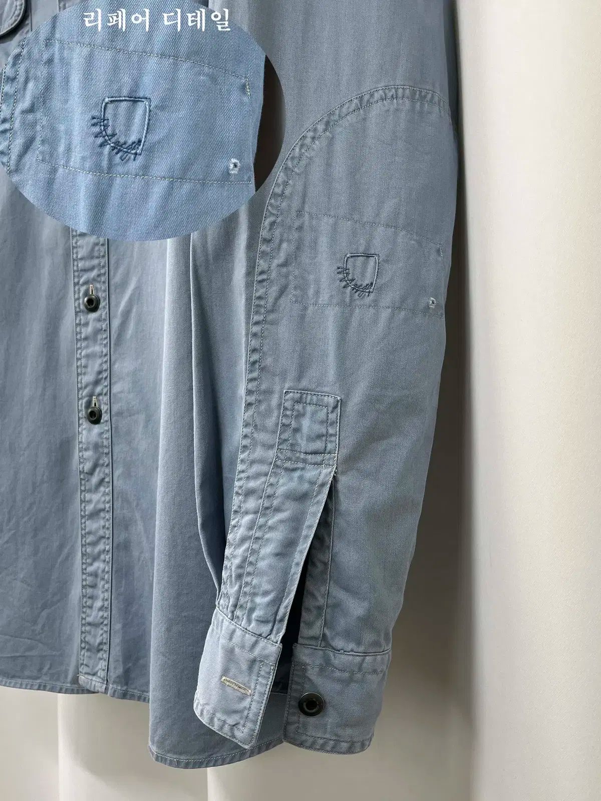 シャンブレー チンストラップ