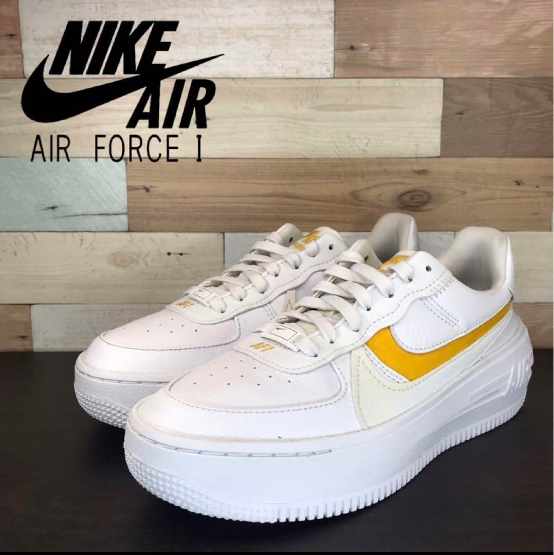 ナイキ エア フォース ワン プラットフォーム エアフォース1 24.5 NIKE AIR FORCE 1 PLTAFORM エア フォース 1 プラットフォーム