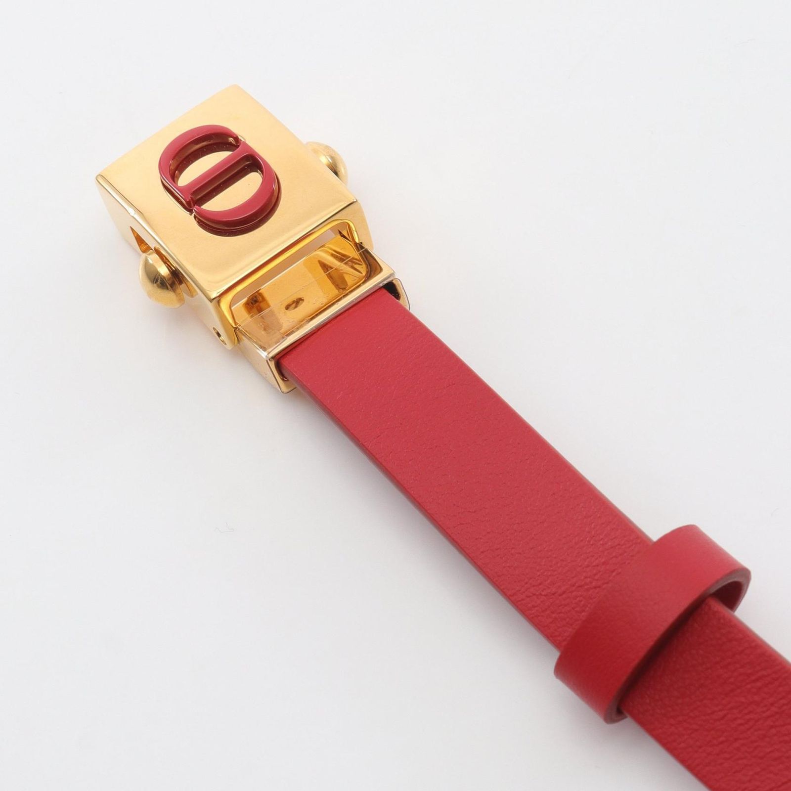 Christian Dior MONSIEUR ディオール　ロゴレザーベルト Christian Dior - 極美品 Vintage クリスチャンディオール