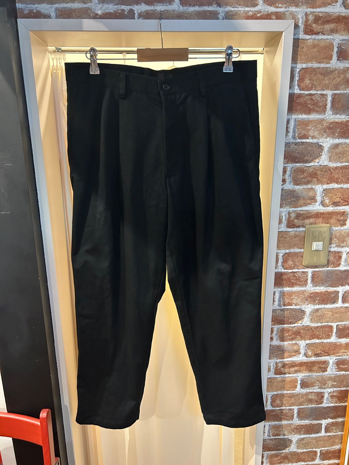 usa古着 Dockers チノパン　W36L28　ブラック　90s 古着 90s USA製 Dockers 474-1359 2タック ブラック デニム チノ